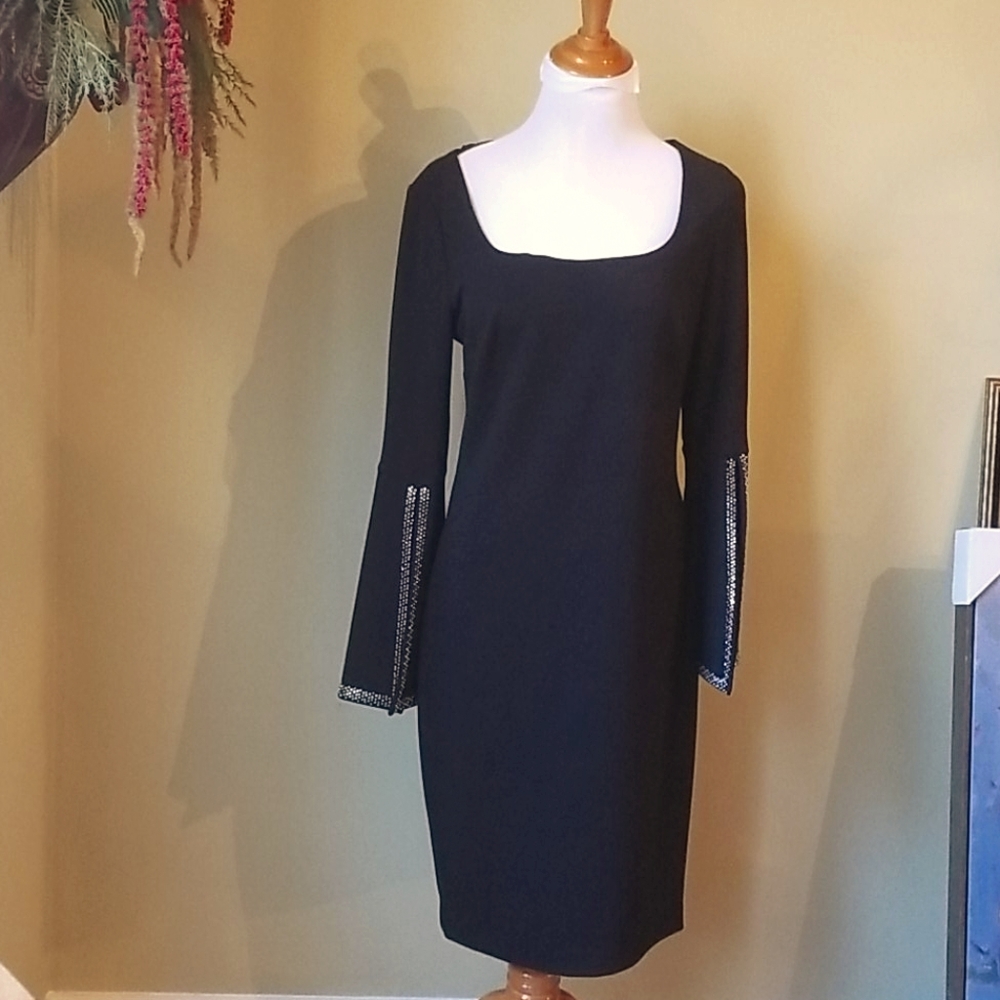 New Embellished Calvin Klein black dress